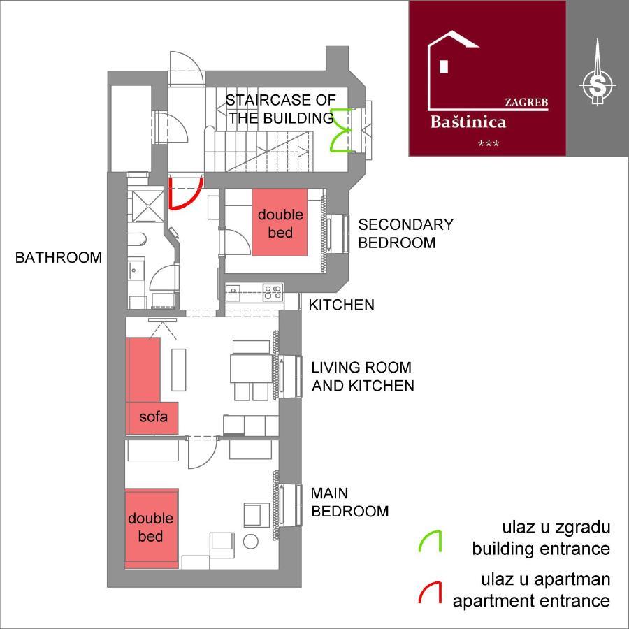 Bastinica Superior Apartment, Old Town In City Center Zagreb Exterior foto